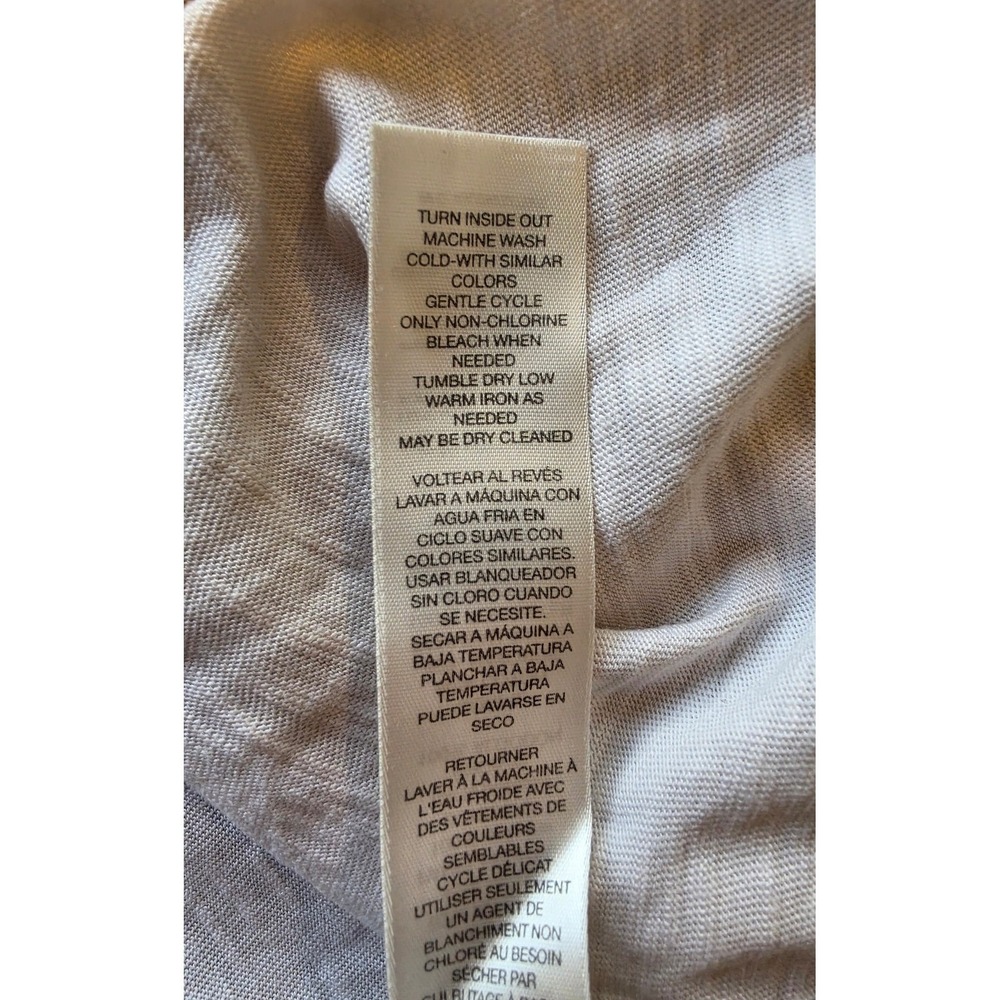 Chicos White Boho Embroidered Short Sleeve Blouse Sz L Cottagecore Fairy Bridal - Picture 6 of 6